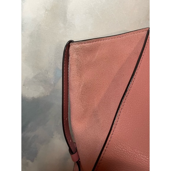 Michael Kors AVRIL Suede & Leather Satchel - Picture 13 of 13